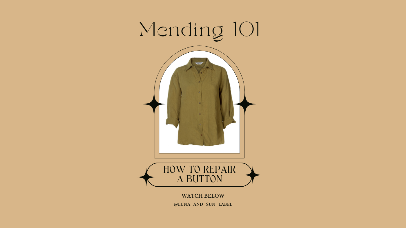 Mending 101- How to Repair a Button