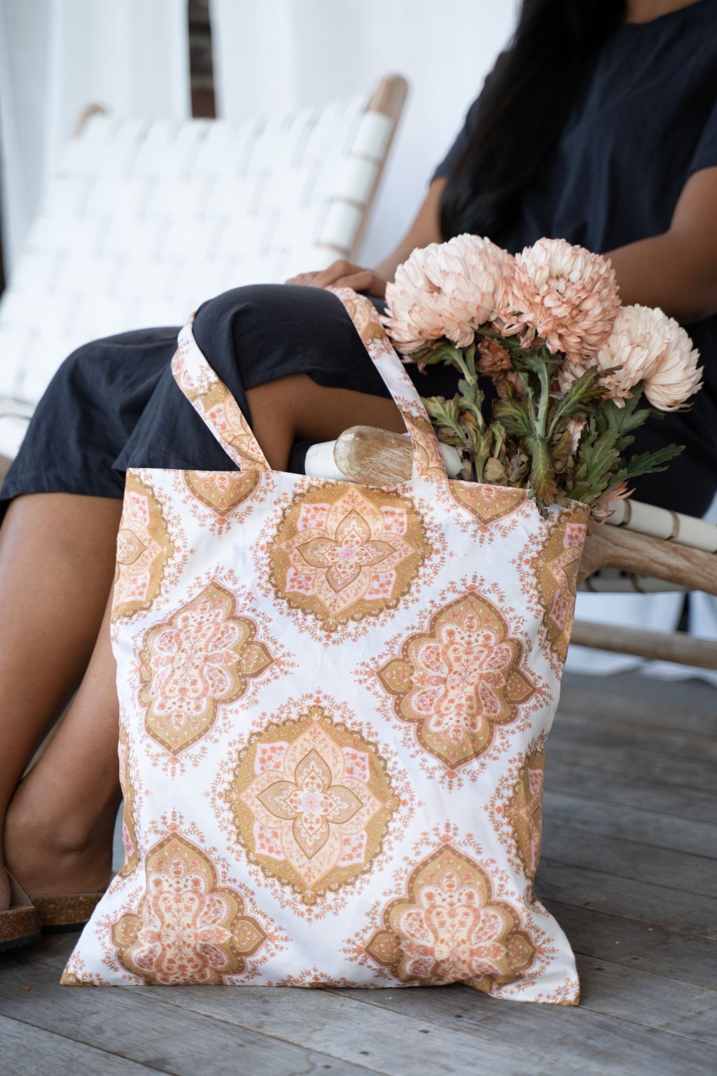 Mantua x Luna and Sun - Organic Cotton Tote Bag Luna + Sun 